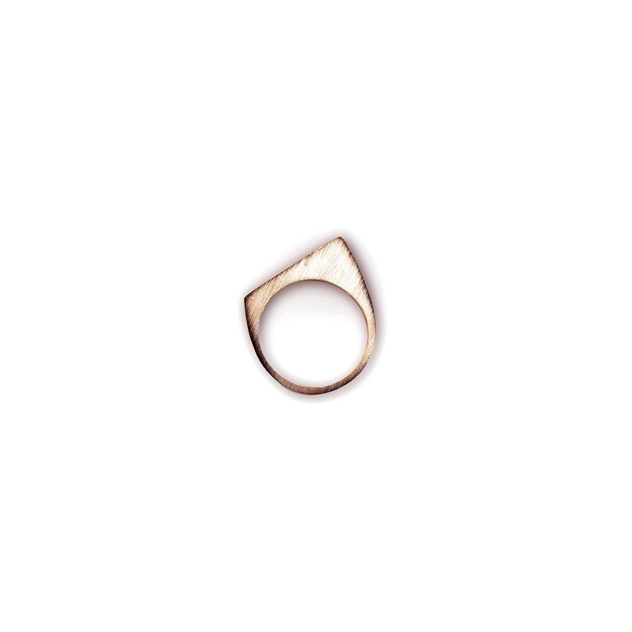 Anello modulare 'Congiunzioni' punta in oro rosa CONGIUNZIONI | AN1 CONP AU PVAU9R CT 0,15